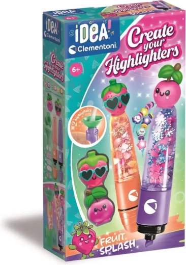 Kreativt sæt til fremstilling af overstregningstuscher CLEMENTONI IDEA Fruit