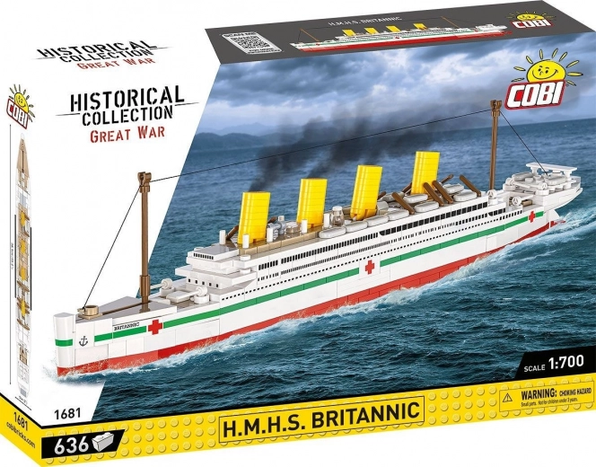 Byggesæt HMHS BRITANNIC 1:700 – 636 klodser fra COBI