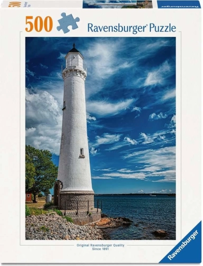 Ravensburger puslespil fyrtårn i Karlskrona, Sverige 500 brikker