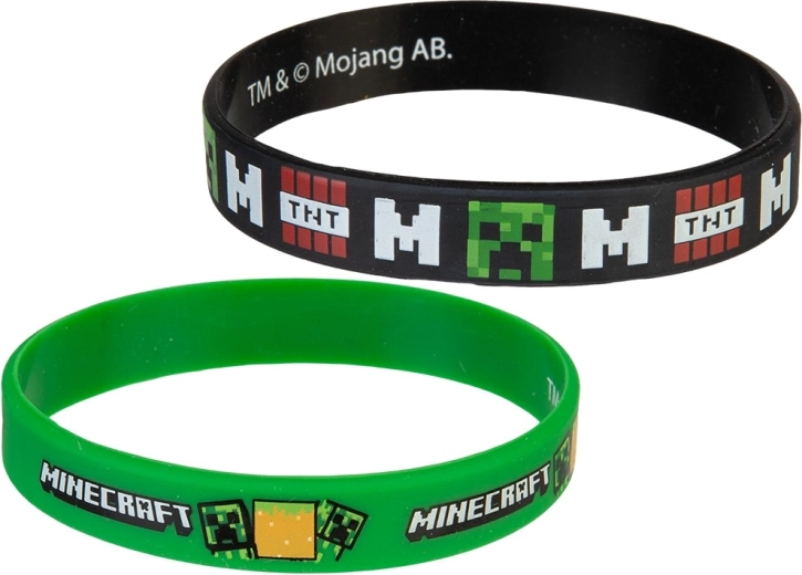 Minecraft silikonearmbånd - 1 stk.