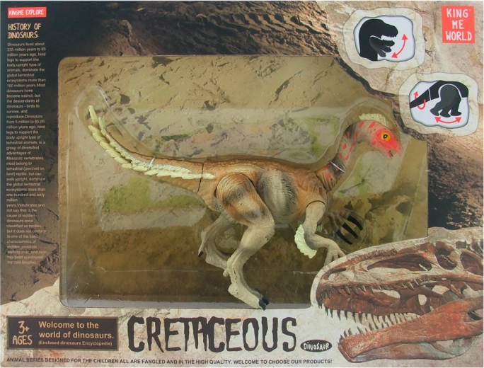 Therizinosaurus-figur SPARKYS med bevægelige lemmer