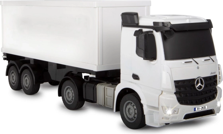 Realistisk lastbil med funktionel container