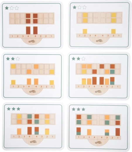 Opgavekort med sværhedsgrader