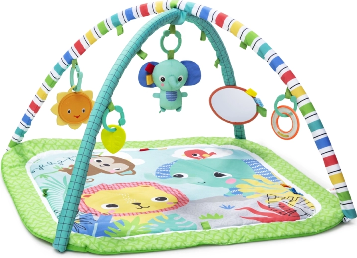 Legetæppe med bøjle Wild Wiggles BRIGHT STARTS