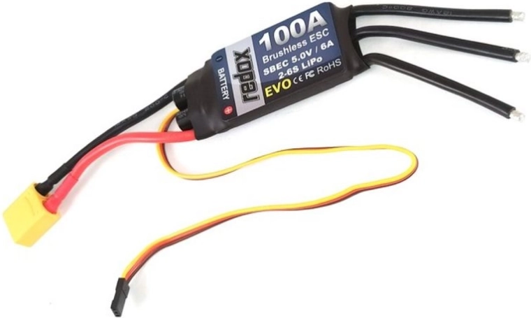 100A effekt til RC-fly og helikoptere