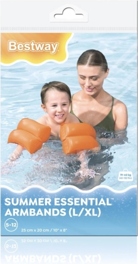 Oppustelige svømmevinger til børn BESTWAY, orange 25 × 20 cm