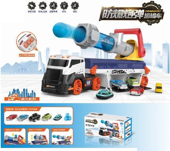 Autotransporter med kugleafskyder