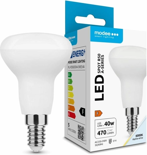 Modee LED pære R50 E14 4,9 W kold hvid 470 lm 110°