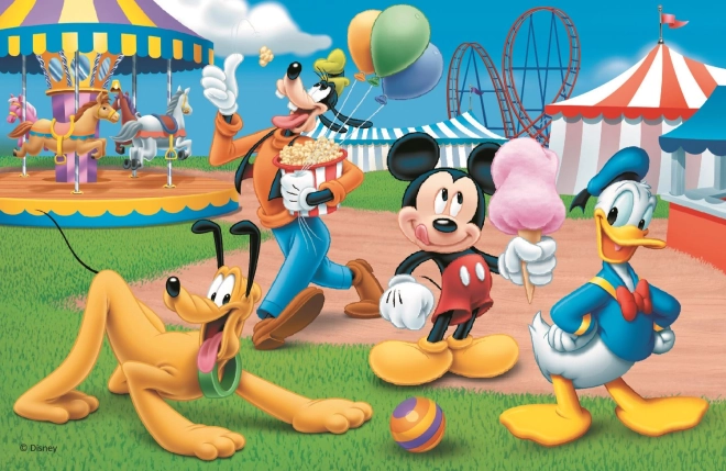 Mini-puslespil 54 brikker DISNEY MICKEY OG VENNER Trefl