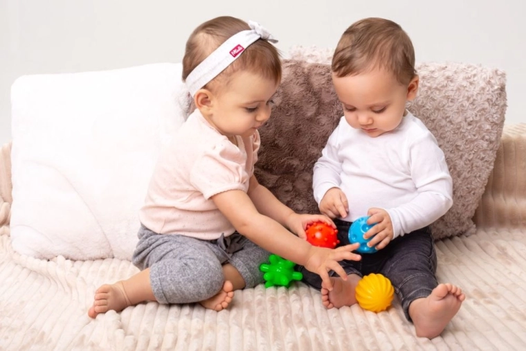 Forskellige teksturer til sanseudvikling