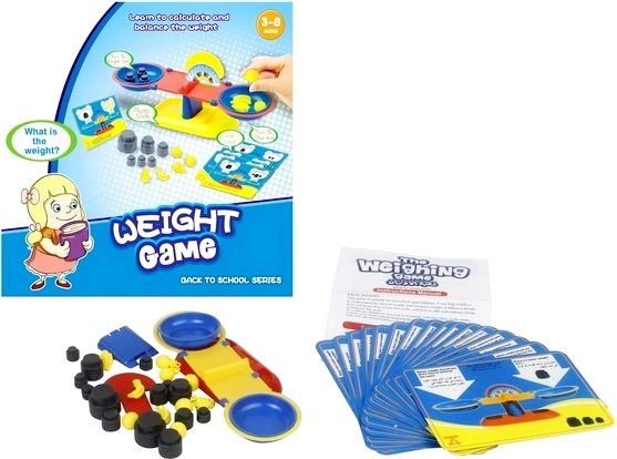Logisk balanceleg med vægte og 42 dele