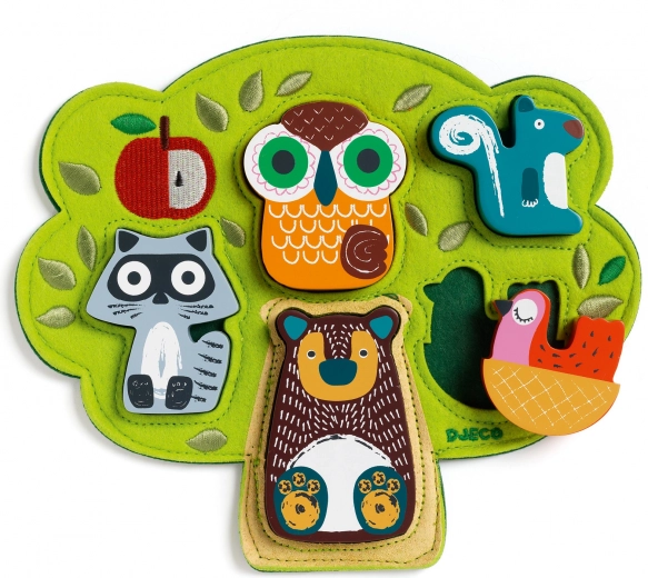 Indsætningspuslespil Oski fra Djeco