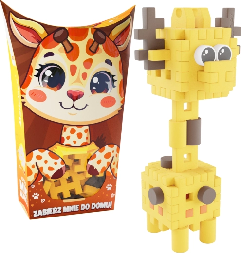 Byggesæt Mini Waffle Pocket Pets – Giraf