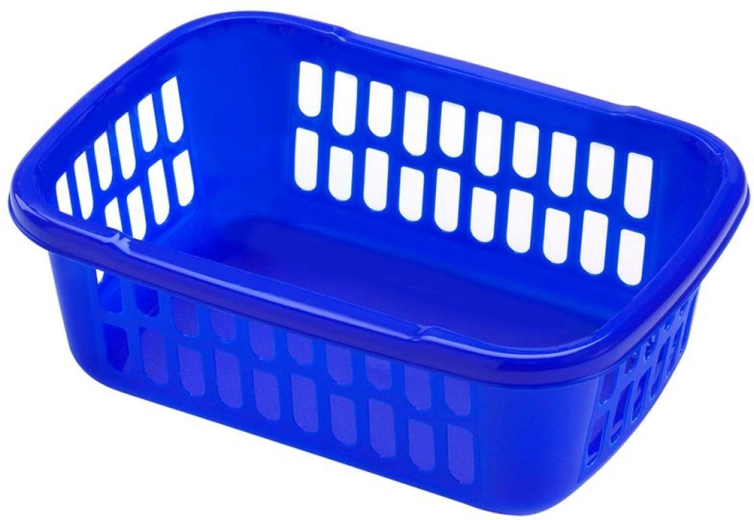 Plastikkurv Heidrun 28 × 20 cm, mix af farver