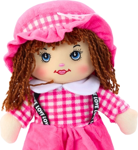 Sødt outfit i lyserøde tern