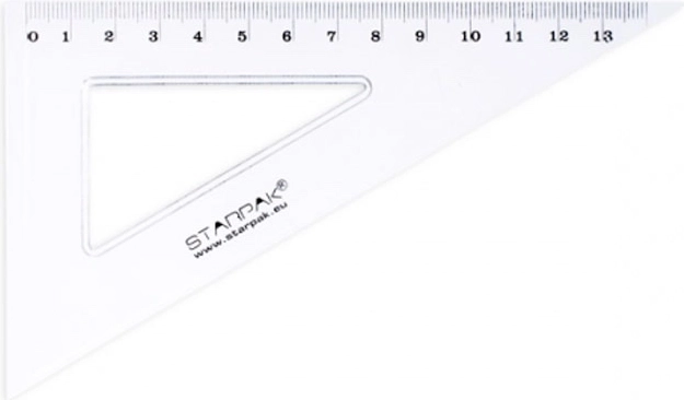Trekantlineal 13 cm