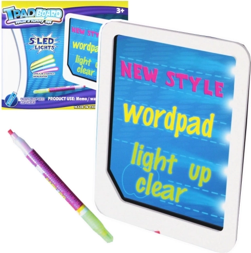 Magisk LED-tablet til børn med lys