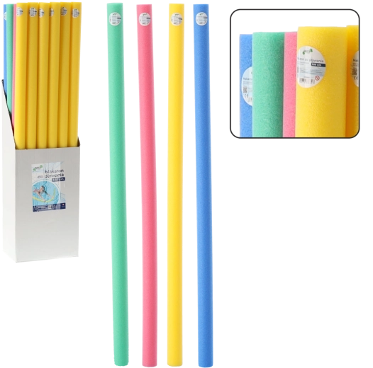Svømmenudel i skum 160 cm – farvemix