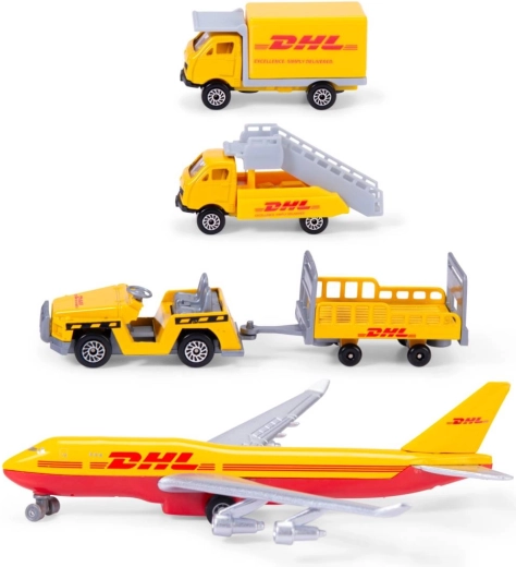 DHL-fly og lufthavnskøretøjer