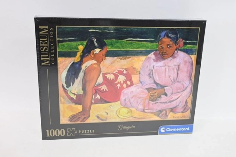 Clementoni Museum Collection puslespil med 1000 brikker – Gauguin: Tahitiske kvinder på stranden