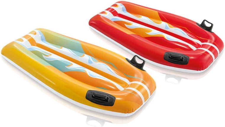 Oppusteligt flydebræt 112 × 62 cm Intex – rød