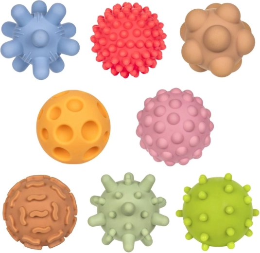 Forskellige teksturer for rig sensorisk stimulering