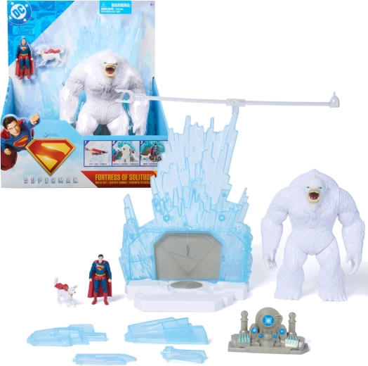 DC Comics Superman legesæt – Ensomhedens Fæstning med 3 figurer og tilbehør