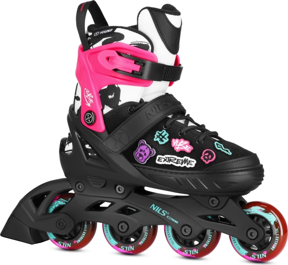Inliners Nils Extreme Vibe i pink – XS (29-32)
