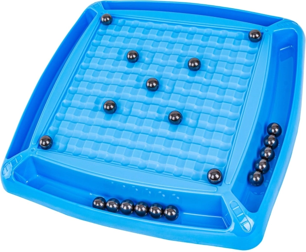 Spilleunderlaget holder kuglerne under kontrol