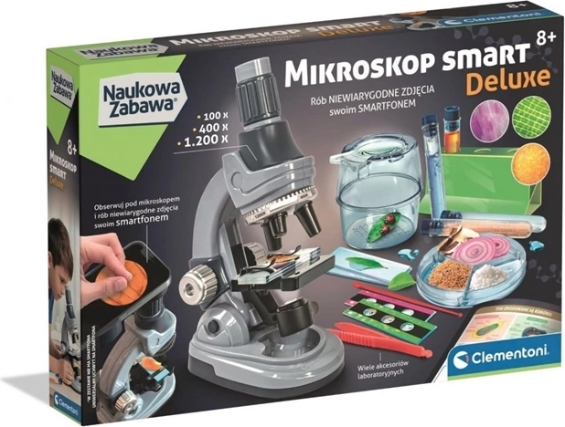 Clementoni Videnskabelig leg mikroskop Smart deluxe