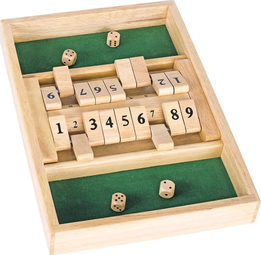 Double shut the box – træspil med terninger