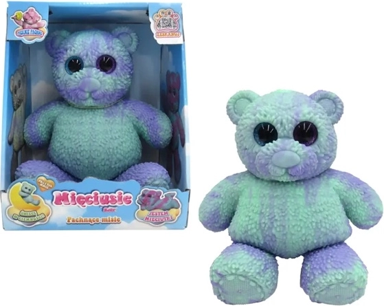 EPEE Mięciusie blød bamse i mint-lilla 28 cm