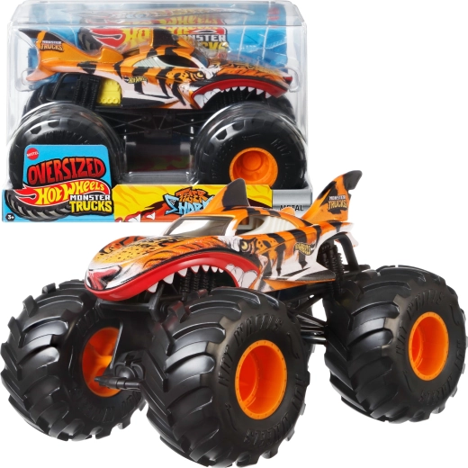 Hot Wheels Monster Trucks Tiger Shark 21 cm - 1 stk.