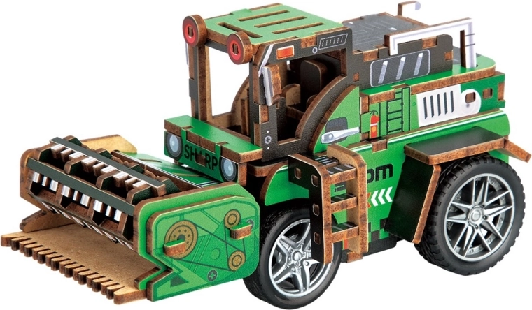 2Kids Toys 3D træbyggesæt – mejetærsker