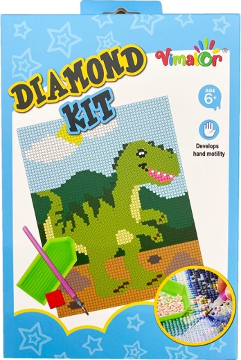 Diamantmaling BABY Dino – kreativt sæt til børn