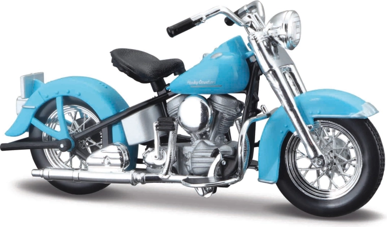 Maisto Harley-Davidson 1953 FL Hydra Glide 1:18 lyseblå