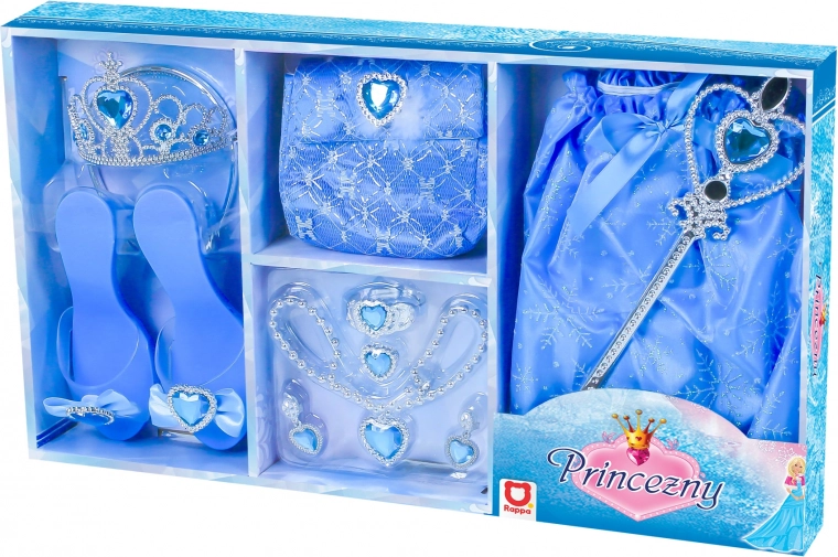 Sæt til prinsesse blå