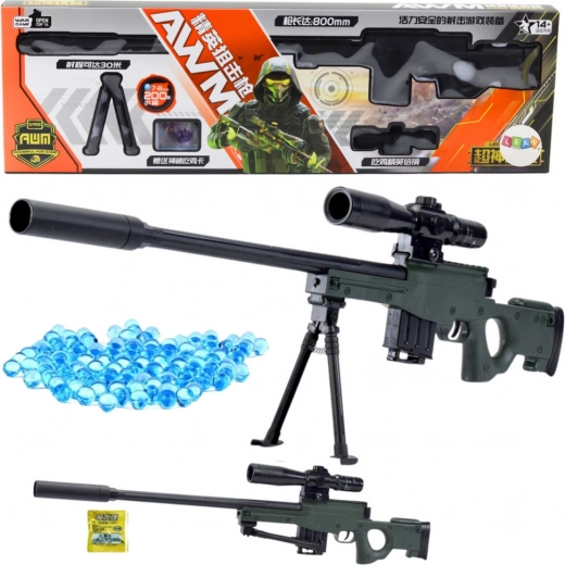 Snigskytteriffel med gelkugler AWM 80 cm