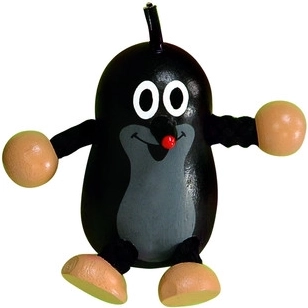 Magnetisk træfigur Muldvarpen DETOA