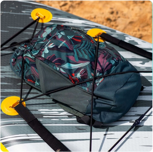 Praktisk fastgørelse af udstyr med cargo-bungee