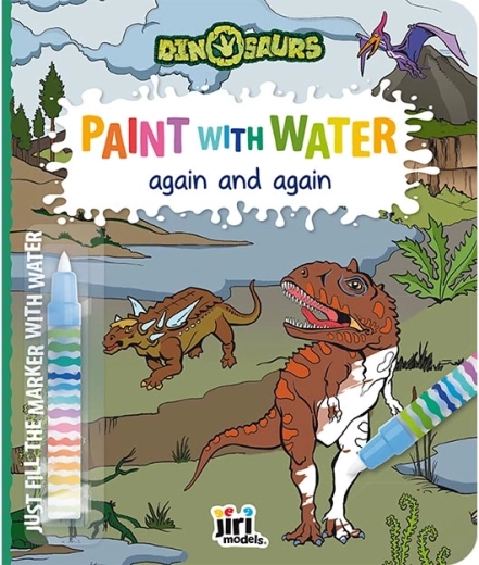 Vandmalebog Dinosaurer