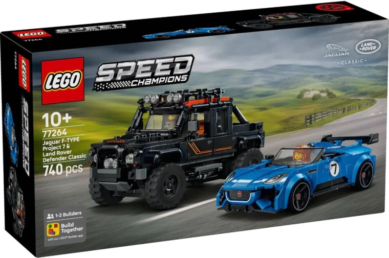LEGO Speed Champions Jaguar Project 7 og Land Rover Defender