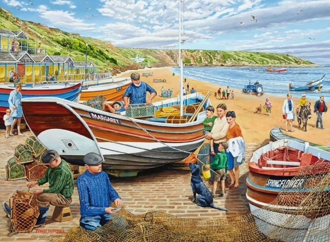 Puslespil Fiskere 500 brikker fra Ravensburger