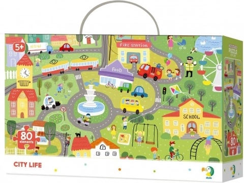 Puslespil Find ting – by, 80 brikker