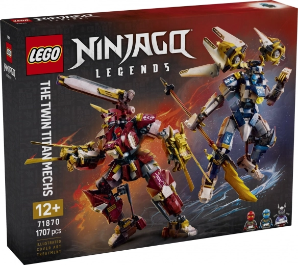 LEGO NINJAGO Legends Titanmech-duo i nærkamp