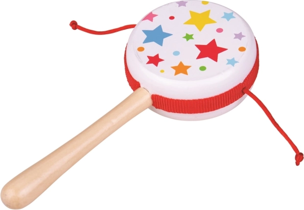 Bigjigs Toys træ roterende tromme med stjerner
