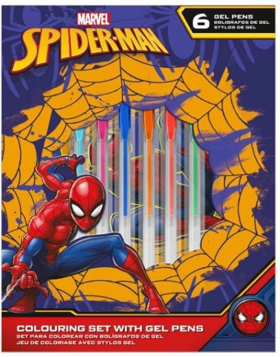 Kreativt sæt MARVEL SPIDER-MAN – notesbog og gelpenne