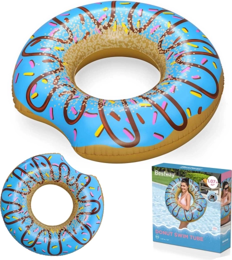 Oppustelig donut-ring 107 cm BESTWAY