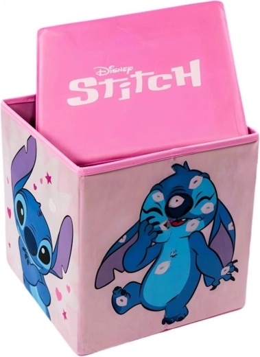 Puf med opbevaringsplads Lilo og Stitch