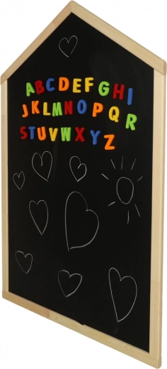 Magnetisk kridttavle til børn 92 × 62 cm